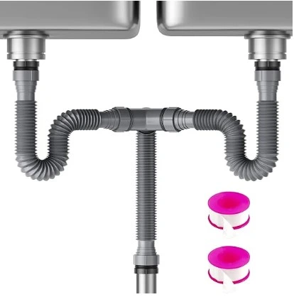 how to put in a kitchen sink drain