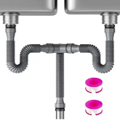how to install kitchen sink plumbing​
