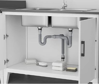 how to put in a kitchen sink drain