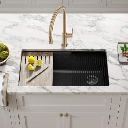 how are kitchen sinks measured​