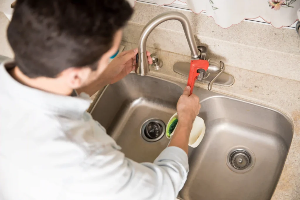 how to install kitchen sink plumbing​