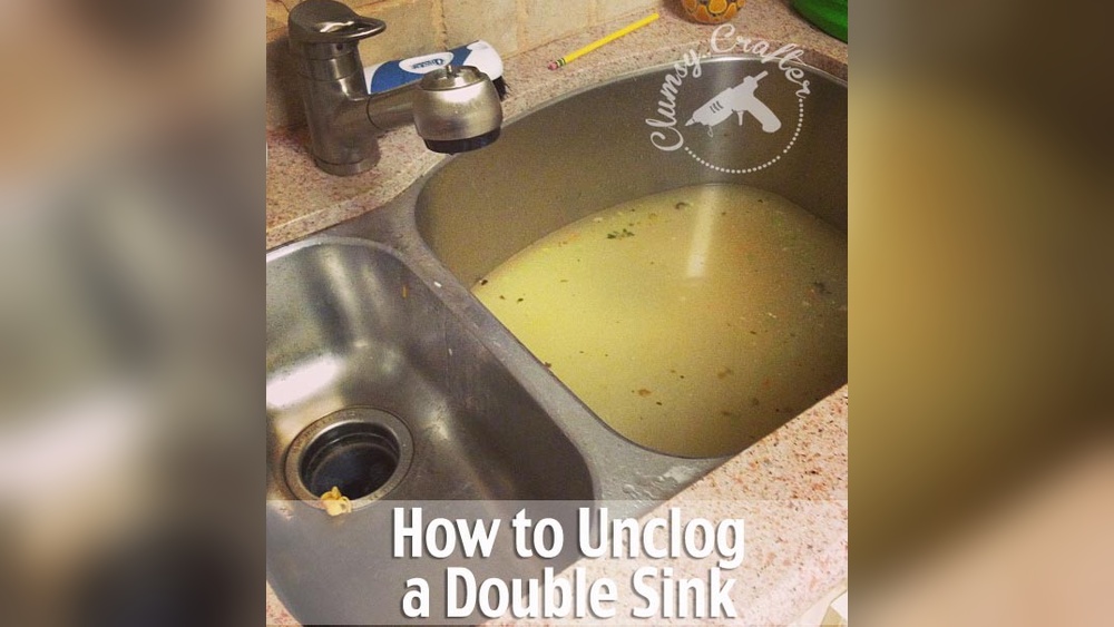 How to Unclog a Double Kitchen Sink